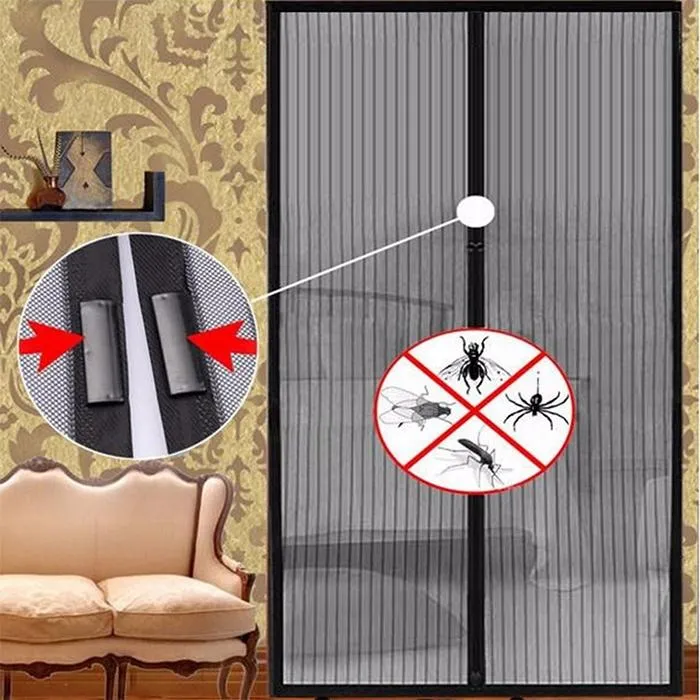 190x100cm Magnetic Mosquito-proof Screen Door Curtain - Magic Mesh