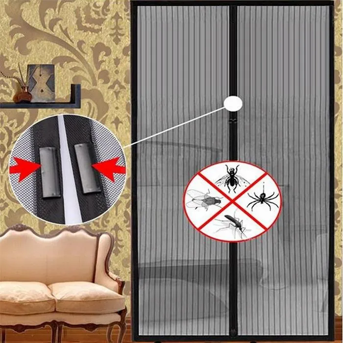 190x100cm Magnetic Mosquito-proof Screen Door Curtain - Magic Mesh