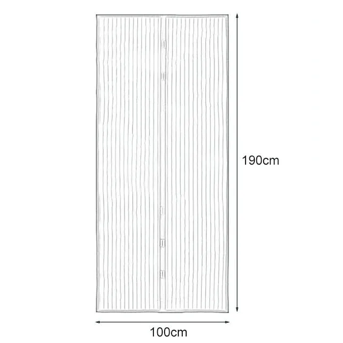 190x100cm Magnetic Mosquito-proof Screen Door Curtain - Magic Mesh