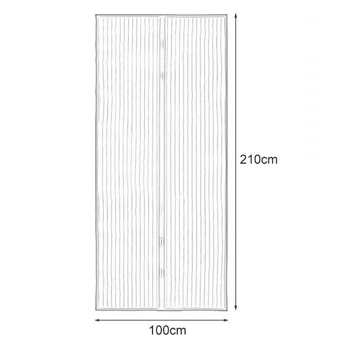 210x100cm Magnetic Mosquito-proof Screen Door Curtain - Magic Mesh