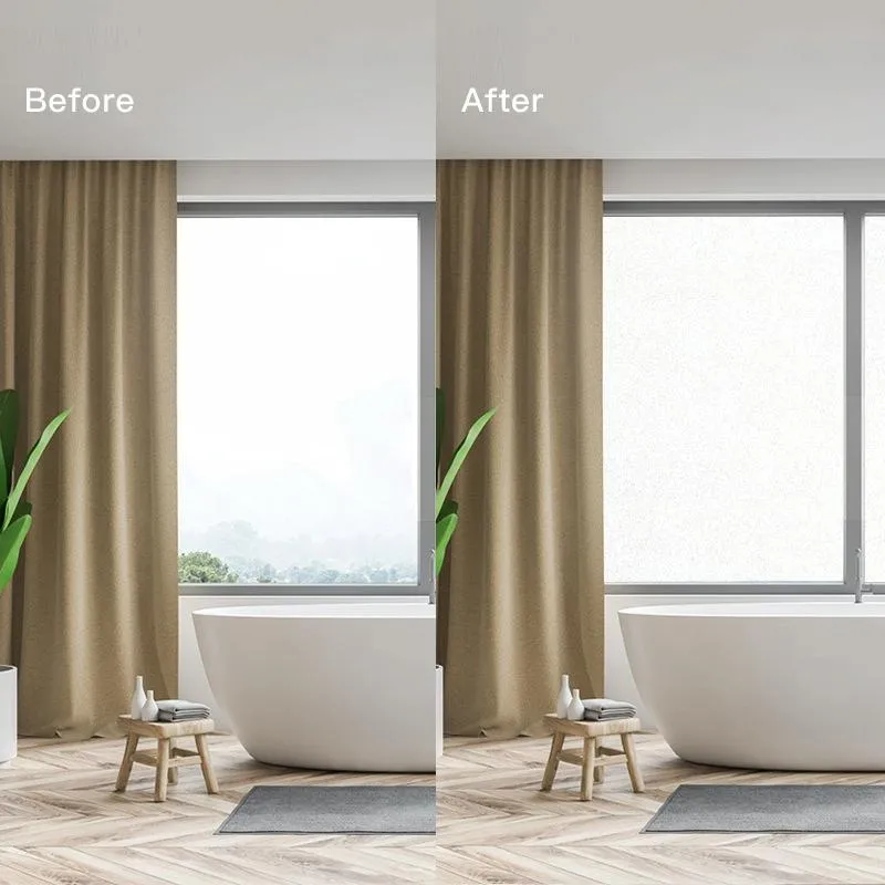 30cm Wide Electrostatic Frosted Window Film for Thermal Insulation