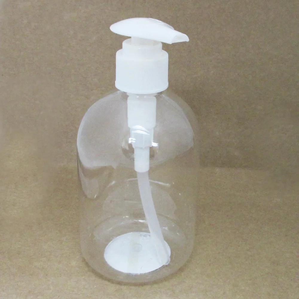 4 Liquid Soap Dispenser Pump Lotion Refillable Empty Bottle Plastic Spray 14 Oz