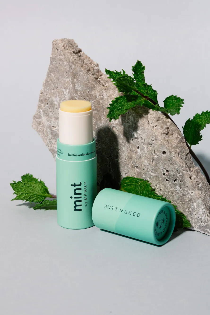 BUTT NAKED Mint Lip Balm