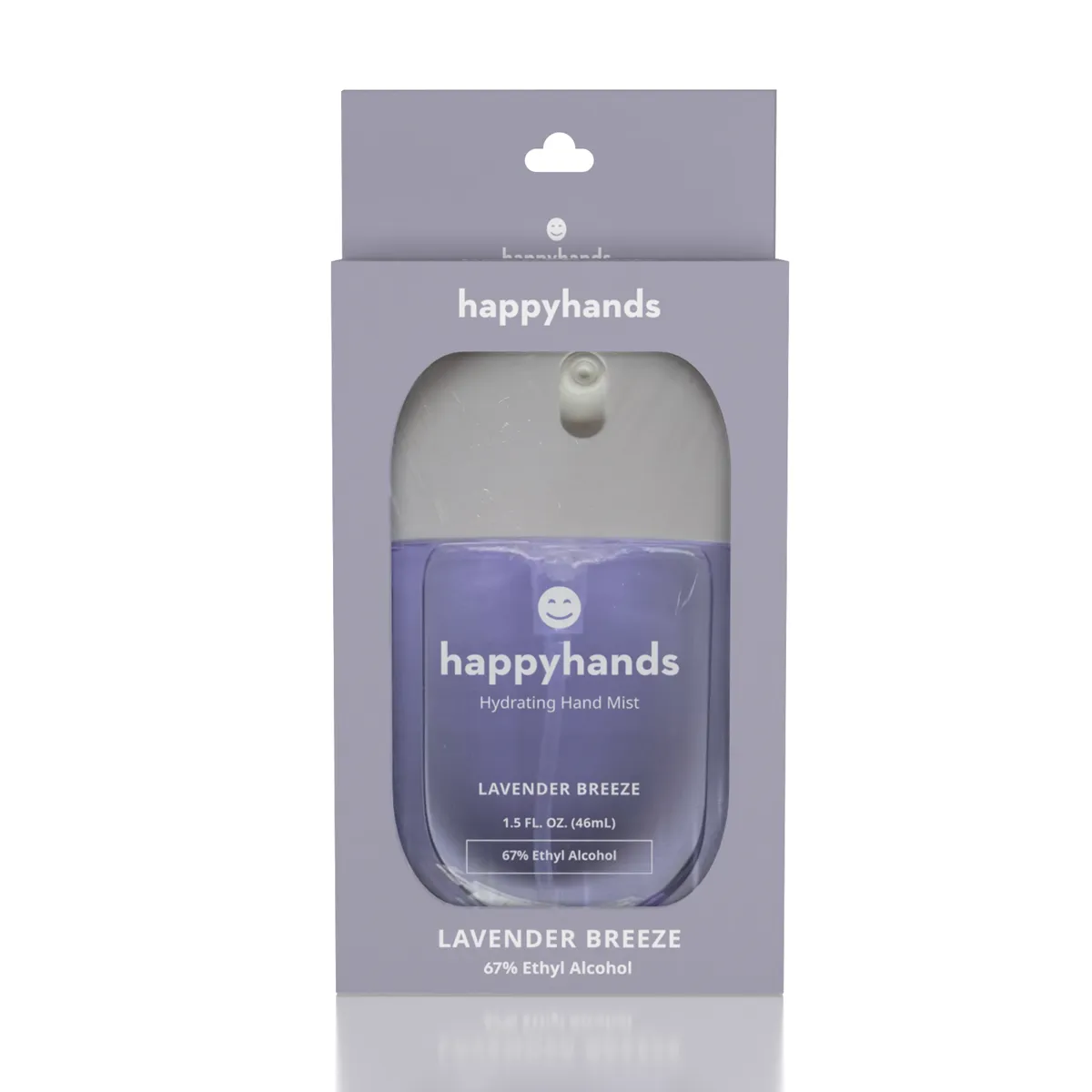 HappyHands Hydrating Rinse-Free Hand Mist (46mL) Multiple Scents