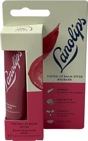lanolips Tinted Spf30 Balm Rhubarb 12.5g