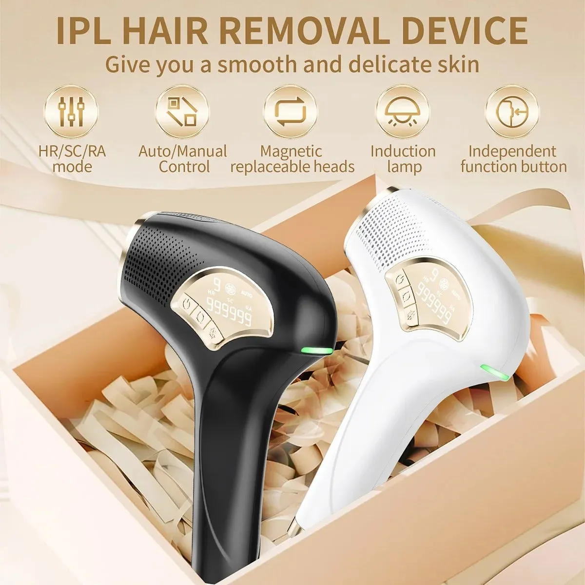 Portable IPL Laser Hair Removal