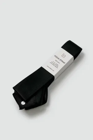 Premium Yoga Strap - Black