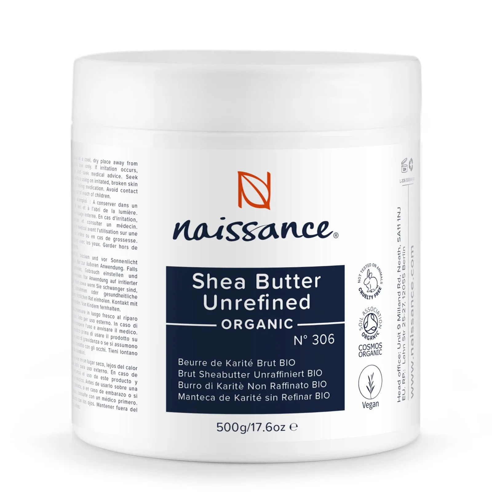 Shea Butter Unrefined Organic (No. 306)