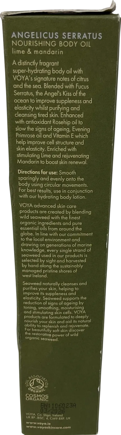 Voya Nourishing Body Oil 100ml