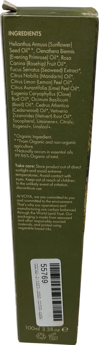 Voya Nourishing Body Oil 100ml